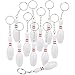 Rhode Island Novelty 3 Inch Bowling Pin Key Chains One Dozen