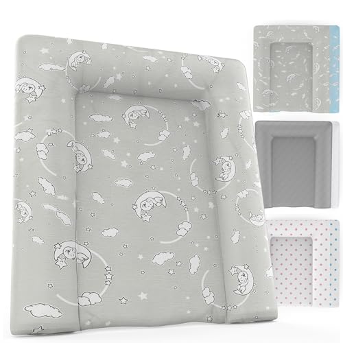 Baby'ness Wasserfest Wickelauflage - 50x70 cm - Hochwertig, Abwischbar,...