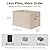 StorageWorks Storage Baskets for Shelves, Closet Organization and Storage Bins, Fabric Organizer Baskets for Clothes, Light Brown, 3-Pack, Extra Large