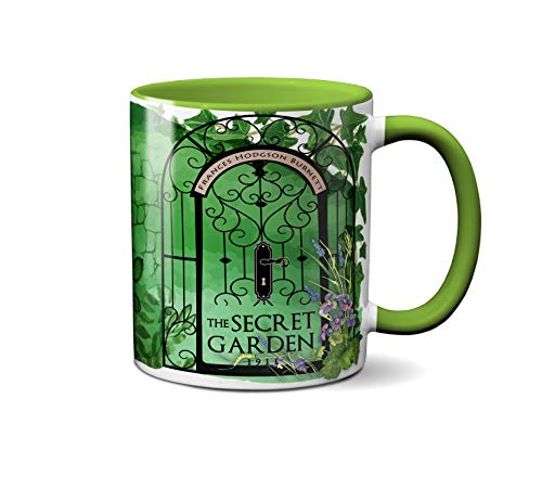 The Secret Garden by Frances Hodgson Burnett Mug. Coffee Mug with The Secret Garden book design, Literature Mug, Book Mug, Bookish Mug, Book Lover Mug