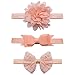 HBselect 9 PCS Elásticas Diademas Niñas Bebe Lazos Flores Cintas Para El...