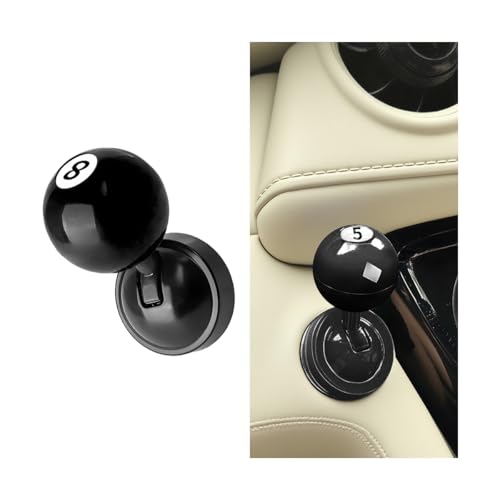 TNAIYH Car Joystick Push Start Button Cover, Vehicle Engine Start Stop Button Lever Protector, Automotive Interior One-Touch Starter Decor Accessories, Universal for SUV Sedan Truck (Black)