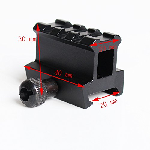 noga 3-Slot 20mm Weaver Picatinny Rail Base Flat Top Riser Mount For Rifle Scope Hunting Base Adapter Airgun - Image 6