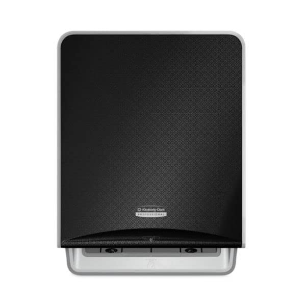 kimberly-clark kcc58720 automatic roll towel dispenser black mosaic