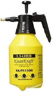 Kisan Kraft KK-PS1500 Pressure Spray Pump 1.5L| Gardening Water Pump Sprayer | Plant Water Sprayer for Home Garden | Spray Bottles for Garden Plants and Lawn | Plant Watering Can | Color May Vary