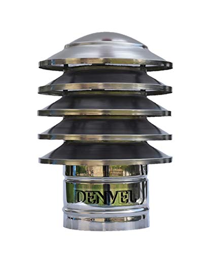 Accesorio de láminas de acero inoxidable para chimenea, sombrero de chimenea, cubierta de chimenea, accesorio para chimenea, cubierta de ventilación de láminas, cubierta de láminas, sombrero de