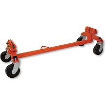 CHAMP Mighty Mover Heavy-Duty Car Dolly 6,000 lb Capacity, Adjustable 36"72" Width Secures with MoClamps Moves Disabled Vehicles, SUVs & Pickups Shop & Frame Machine Use