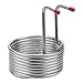 CHUANGRUN Enfriador De Mosto, Serpentín De Enfriamiento De Cerveza, Enfriador De Mosto En Espiral De Inmersión, Serpentín De Enfriamiento De Máquina para Hacer Vino De Acero Inoxidable
