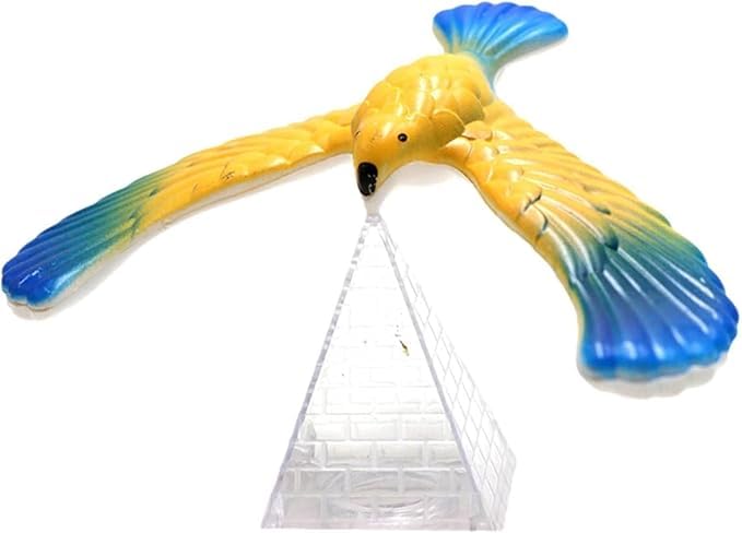 Colorful Balancing Eagle Toy,Bird Balance Finger Toy,Eagle Toys With Pyramid,Balance Bird Toy,Toy Bird That Can Balance On Finger,Fun Balance Finger Toy For Giveaways Retro Magic Gift,Finger Puppets