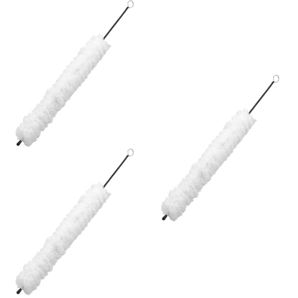 NULYLU 3pcs Flute Brush Cotton Cleaner Flute Cleaning Brush Accessories Music Instrument