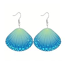 B1:Blue Shell Earrings