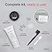 Godefroy Barbers Choice 3 Application Beard and Mustache Dye For Men, 6 weeks of Cover For Gray Facial Hair, Jet Black