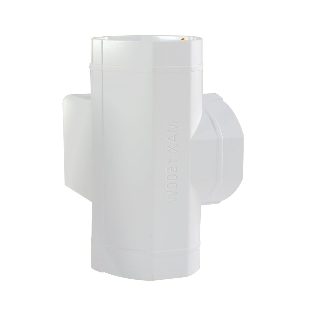 Adattatore Tripla da Viaggio con Spina Angolare 16A e 3 Prese Universali 10A/16A Bipasso/Schuko, Max 250V 1500W, Multipresa 3 in 1 (10 Pezzi)