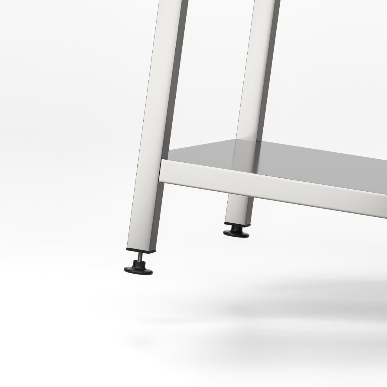 Fregadero Industrial Acero Inoxidable, 1 Seno con Escurridor, 1000x500x850 mm, Acabado Pulido Satinado, Ideal Hostelería y Cocina Profesional (Sin Grifo, Seno Izquierda)