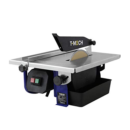 T-Mech Mesa de Corte Cerámico, 600 W, 230 V | Cortadora de Azulejos Eléctrica con Cuchillas en Forma de Diamante para Profesionales