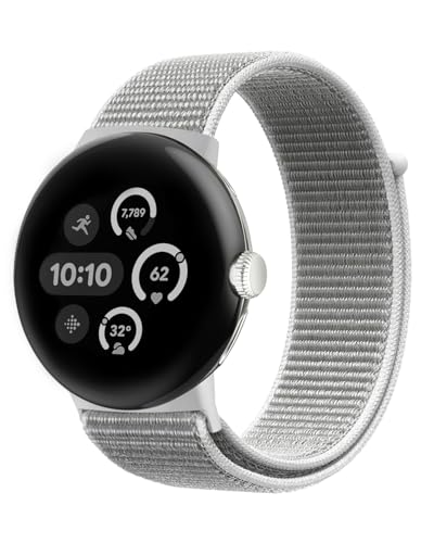 BlackPro ナイロンループ Google Pixel Watch/Pixel Watch 2対応 アップグレードコネクター付き 男女兼用 調節可能なソロループスポーツストラップ Google Pixelスマートウォッチ用交換用バンド