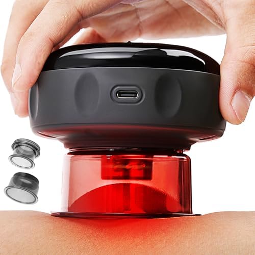 UOTT 6-in-1 Smart Cupping Therapy Massager, 20 Levels Heat & Suct...