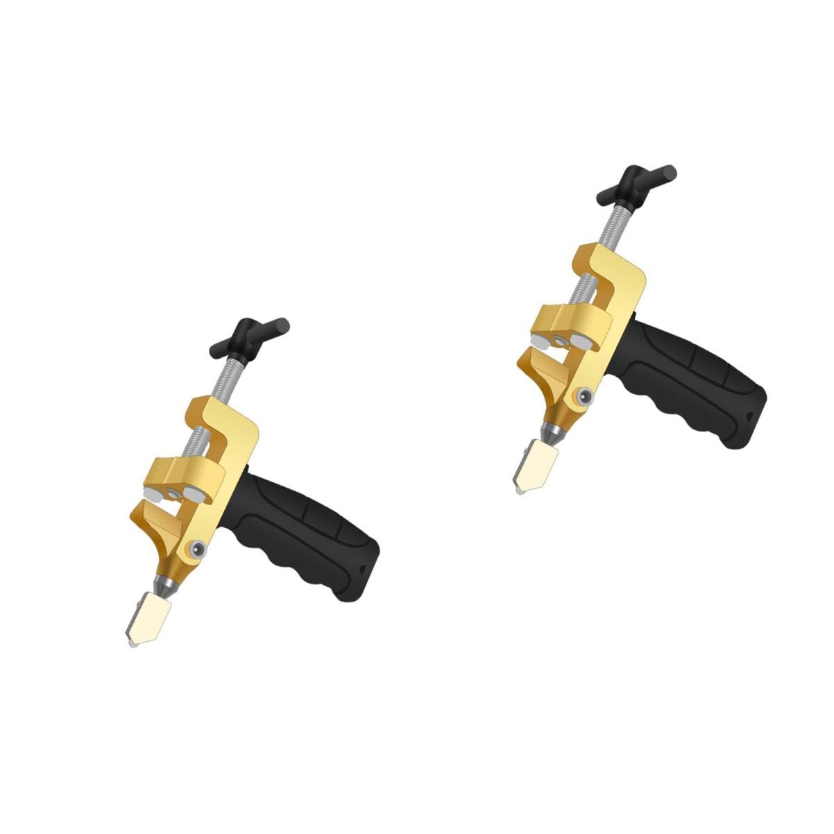 2sets Taglierina Manuale Per Piastrelle Ceramica e Strumento Compatto Con Rulli Di Delimitazione e Accessori Inclusi Utensile Per Ristrutturazioni e Lavori Fai Te