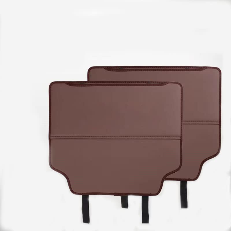 2Pcs Car Seat Back Anti Kick Pad for Lexus RX(7seats) 2018-2023, Anti-Dirty Washable Car Seat Back Cover Protector PU Leather Car Anti Kick Pad, Interior Seat Protector Cover