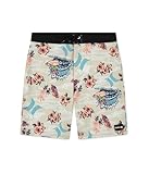 Hurley Boys' Doodle Isle Board Shorts (Big Kid), Rattan