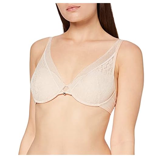 Chantelle Dam Spirit T-shirt BH, Beige (beige Doré 1n), 85D