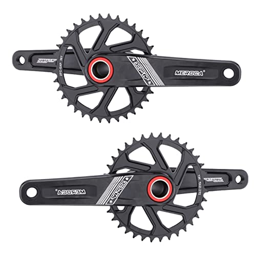 Meroca Mountain Bike Crank Hollow One-Piece Crankset Cnc Gxp Direct Mount Crankset 38T Suitable For 9/10/11/12 Speed #TOP5