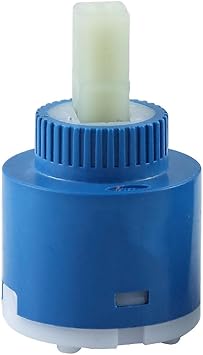 Ceramic cartridge for single lever Replacement Cartridge for Ceramic Key Ceramic Disc Cartridge, Single Handle Faucet Replacement Valve.-40mm