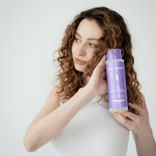 Image of Curl Keeper Ultimate Frizz Control Liquid Styler for Curly Hair - Anti Frizz Hydrabond Humidity Shield Gel for Waves, Rings and Coils, Lightweight Water Based Defrizzing Styling Product, 12oz /355ml