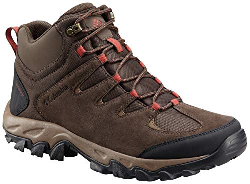 Columbia Bota masculina Granite Ridge Mid impermeável, respirável, forro de microlã, Cordovan/Rusty,