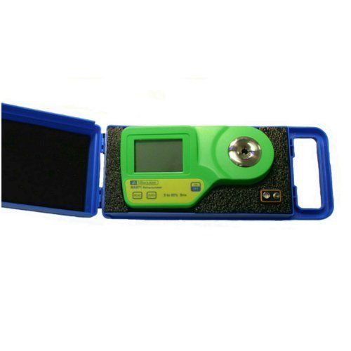 Milwaukee Instruments MA871-BOX Digital Brix Sugar Refractometer for General Measurements with Protective Padded