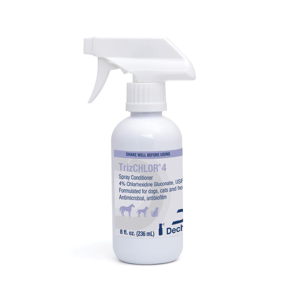 TrizCHLOR 4 Spray Conditioner for Dogs, Cats and Horses, 8 oz