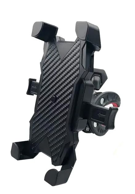 Delone Bike Handlebar Phone Holder Mount - Monocycle Bicycle Cell Phone Clamp, 360° Rotation Motorcycle Scooter Mount for 4.7" - 6.8" Smartphones, Universal bike Cradle