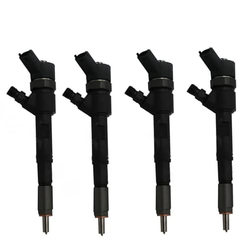 Haiyazhma New 4pcs 0445110457 5801470098 Diesel Fuel Injector For New Holland Iveco John Deere 3.4 Engine