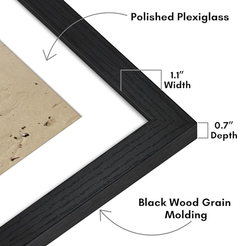 Americanflat WMW2028BLK1624 20X28 Picture Frame With Polished Plexiglass thumb #2