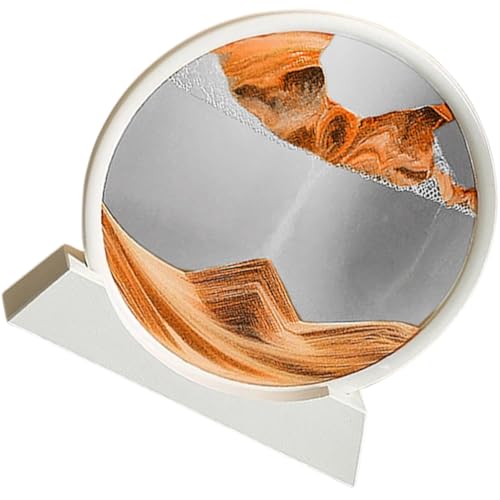Peinture de sable 3D jaune anti stress image d'art de sable mouvant pour le bureau