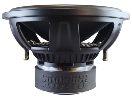 Sundown Audio SA-15 V.3 D4 15 in 1500-Watt RMS 3000-Watt Peak Car Subwoofer Dual 4-Ohm, High Excursion Bass Performance, for Vehicle Sound Systems, 2-Piece