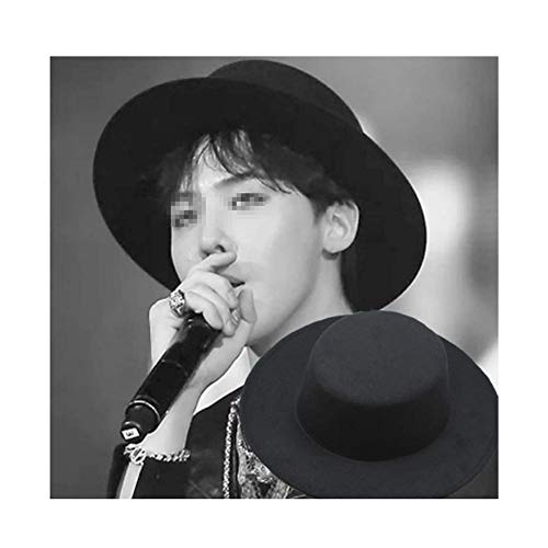 Fedora-Hut für Erwachsene, Unisex, modisch, klassisch, große breite Krempe, Flache Kirche, Derby-Kappe, Kopfbedeckung für Hochzeit, Party, Talent, Show, Performance, 1 Stück