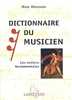 Dictionnaire du Musicien, nouvelle édition 2035053242 Book Cover