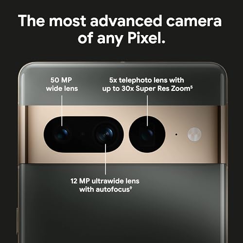 Image of Google Pixel 7 Pro - 5G Android Phone - Unlocked Smartphone with Telephoto /Wide Angle Lens, and 24-Hour Battery - 512GB - Hazel