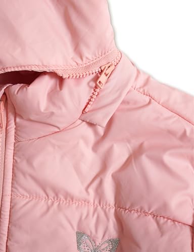 Image of Amazon Brand - Symbol Girls Girls Quilted Winter Jacket with Detachable Hood | Age 2-12 Years