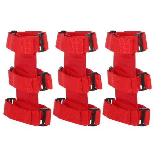 HIAKDOFT �ԗp���Ί�R�u���P�b�g ���߉\�^�b�`�t�@�X�i�[�Œ�o���h �ً}���Ή����Ί�}�E���g�z���_�[ �g�����N ���p�ԗp 3�Z�b�g