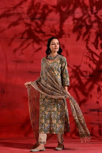 Image of Kalaanj Women Women Rayon Blend Kurta Set