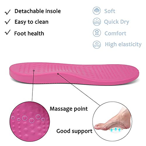 Image of ChayChax Men's and Women's Arch Support Clogs Garden Shoes Slip-on Outdoor Beach Water Sandals with Removable Cushion Footbed