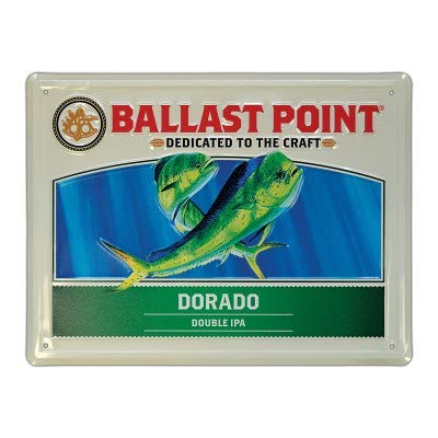 Ballast Point Brewery - Dorado Double IPA Tin Sign/Tacker