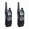 Retevis RT616 Walkie Talkie, VOX FM Radio, PMR446 Licenza-Libero, 16 Canali, CTCSS/DCS, Torcia, Walkie Talkie con Schermo, Radio Bidirezionale per Sci, Festa, Avventura All’aria Aperta (Nero, 1 Paio)