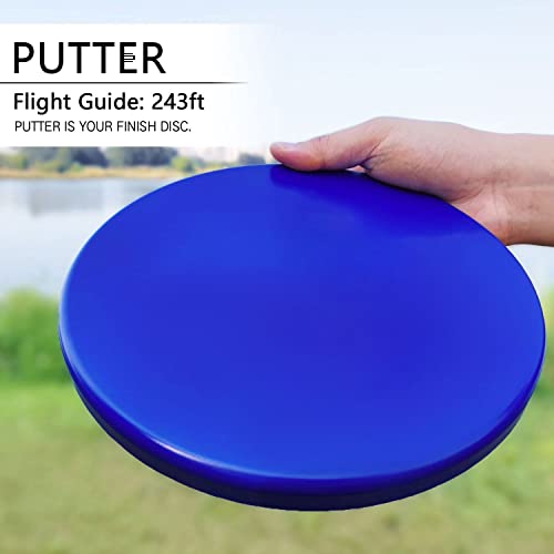 Disc Golf Set - Driver, Mid-Range And Putter Discs For Outdoor And Backyard, Comfortable Plastic, 6 Discs Only #TOP3