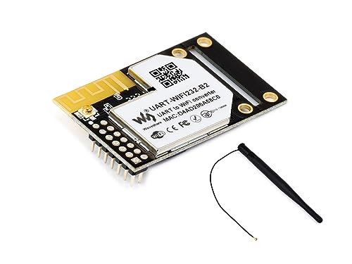 UART to WiFi and Ethernet Module, Integrated 802.11b/g/n Module, Embedded UART Serial Server, Industrial WiFi Module Support UART to WiFi, UART to Ethernet, Ethernet to WiFi, Etc.
