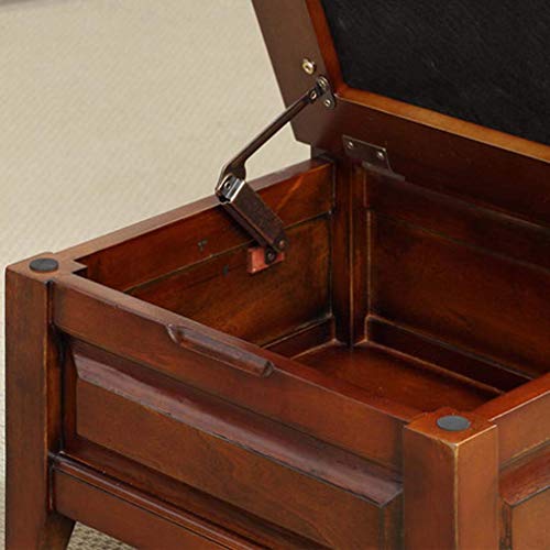 Tabouret à Langer en Bois avec Housse Vibrante et Petit Dossier A - 4