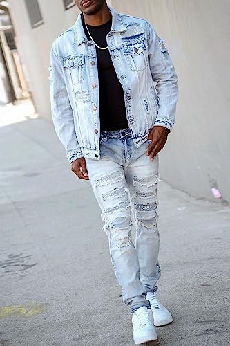 Men's Classic Fashion Denim Jean Jackets3