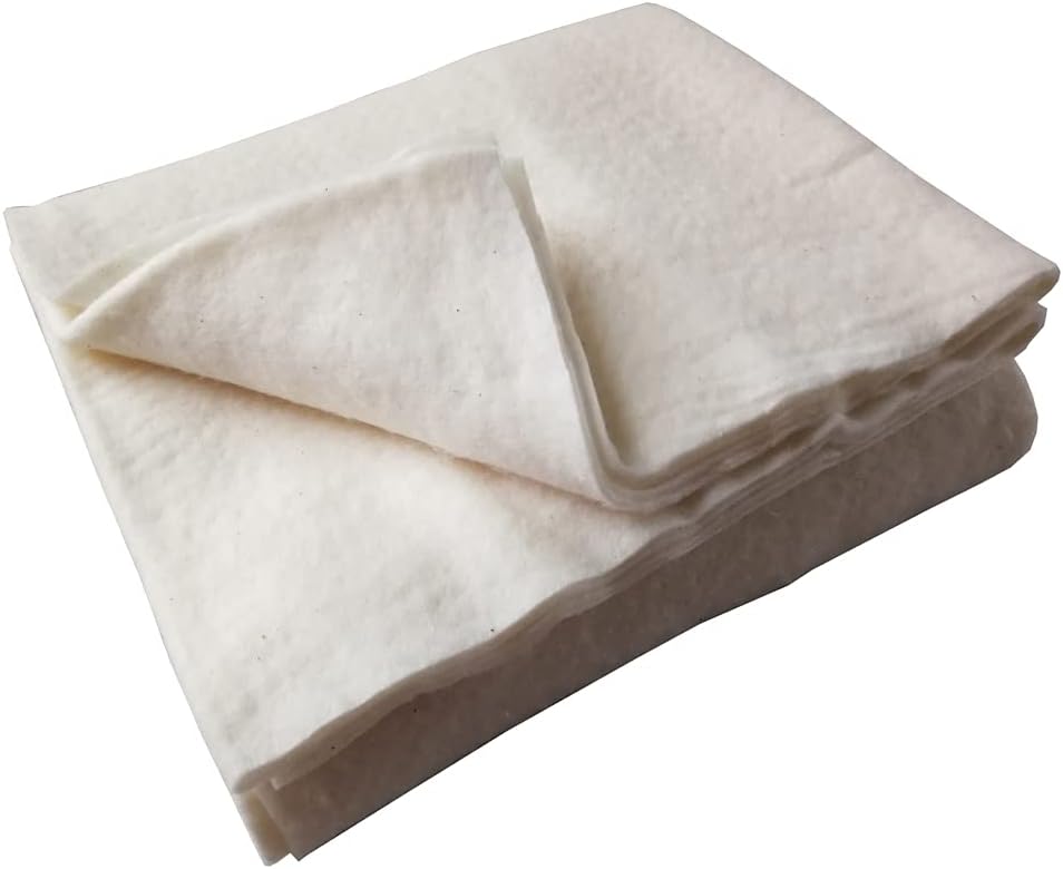 King Quilt Batting for Quilting, 96"X108" Natural Cotton Quilting Batting Fabric for Sewing